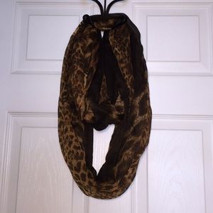 Leopard Print Infinity Scarf